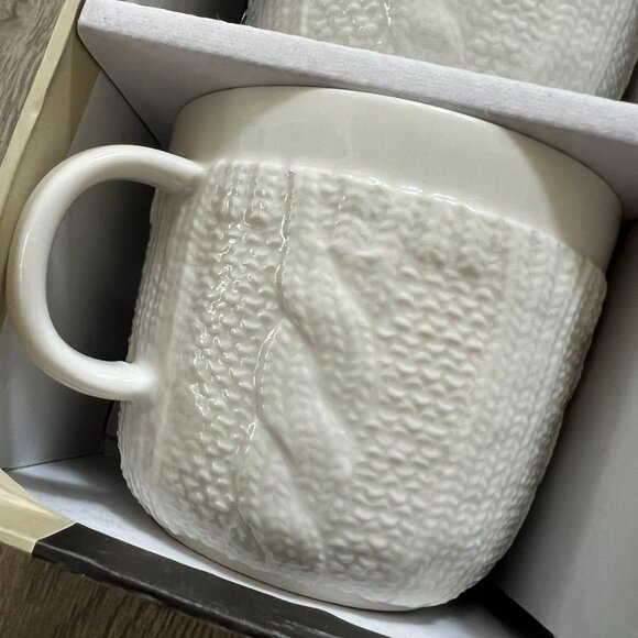 Yedi WHITE ESPRESSO CUPS & SAUCERS 3.5 OZ (SET OF 6) - Picture 2 of 12